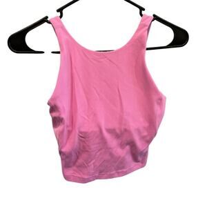 Lululemon Align Highneck Tank Top Size 6 4 Pink Athleisure Yoga Run Sports Bra